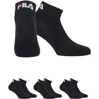 Fila Socken Unisex, 3er Pack schwarz 35-38