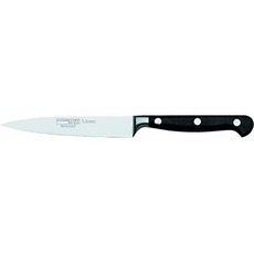 Burgvogel Solingen Comfort Line scharfes Spickmesser geschmiedet 12 cm, rostfrei, spülmaschinenfest, Küchenmesser hochwertig, genietet, schwarz, 6910.911.12.0