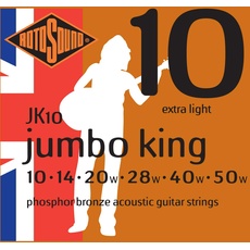 RotoSound Jumboking JK10, Phosphor Bronze (010-050)