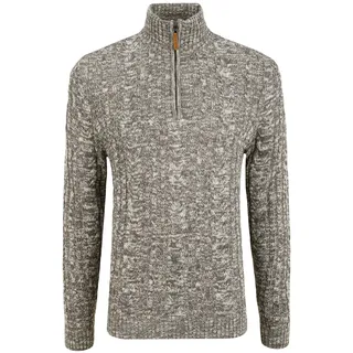 Troyer BLEND "Troyer BHZotem", Herren, Gr. M, grau (pewter mix), Grobstrick, Obermaterial: 100% Polyacryl PAN., meliert, normal, ohne Ausschnitt, Pullover Troyer