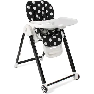 CHIC4BABY Hochstuhl »Aro, Dots black« (), schwarz