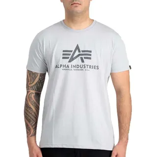 Alpha Industries Basic T-Shirt für Herren, Pastel Grey