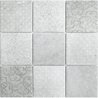 Mosaikmatte Asphaltgrau Bad Küchenwand Vintage Dusche Retro 22-CELLO_f 10Matten