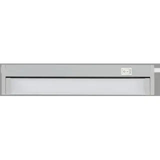 B.K.Licht TELEFUNKEN Led Unterbauleuchte Schwenkbar, 31 Cm, Küche, Led Leiste Küchenschrank, Werkstattlampe, Warmweißes Licht, 5,5 W, 600 Lm, Grau