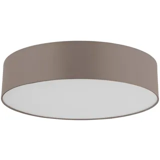 Led-Deckenleuchte , Weiß, Taupe , Metall, Kunststoff, Textil , rund , F , 15 cm , Farbwechsler, 3-fach schaltbar, ZigBee-Technologie, Smartphone-Steuerung , Lampen & Leuchten, Leuchtenserien