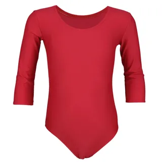AQUARTI Turnanzug "Body Mädchen Body 3/4 Arm", rot