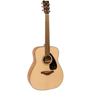 Yamaha FG800M matt natur - Akustische Westerngitarre mit authentischem Klang für Anfänger - 4-4 Gitarre aus Holz – Mit Voucher für 2 persönliche Online Lessons an der Yamaha Music School