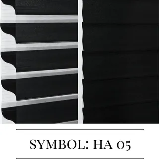 3D Fensterrollo - Neuheit - 100x150 cm schwarz Doppelrollo - Mega Auswahl an Farben und GrÖssen - Schwarz