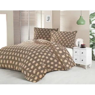 Satiniertes Leinen LUXURY COLLECTION 140x200, 70x90cm CARERO beige