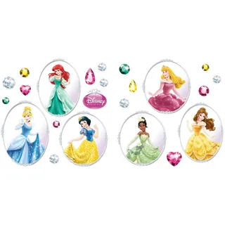 KOMAR Fenstersticker Princess 31 x 31 cm bunt