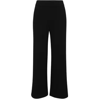 Stoffhose ZERO "Stoffhose mit elastischem Bund 28 Inch", Damen, Gr. 36, EURO, schwarz (schwarz beauty), Obermaterial: 96% Polyester Pol. recyc.. 4% Elasthan EL., Hosen Stoffhose
