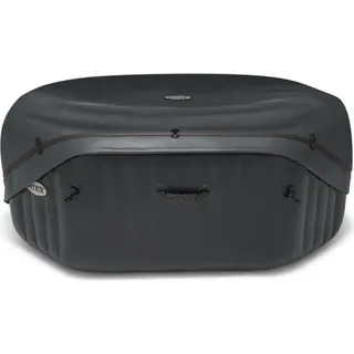 INTEX 28536 Spa Abdeckung Energy effizient achteckig 183x72cm 4 Personen PureSpa - Schwarz