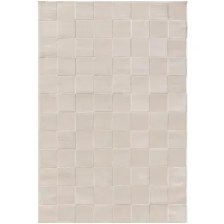 benuta Teppich Claire Cream 200x300 cm , Creme , Kunststoff , Rechteckig , 200x300 cm , pflegeleicht , Teppiche und Böden, Teppiche