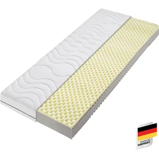 Beco Visco-Matratze »Nightstyle Visko Matratze 90x200, 100x200, 140x200 cm«, 17 cm hoch, Raumgewicht: 28 kg/m3, (1 St.), Matratze, 90x200 cm (H3) von Stiftung Warentest getestet (ohne farbbezeichnung) - 80 kg),