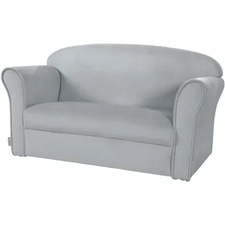 roba Kindersofa Lil Sofa 78 x 39 x 43 cm Textil grau silber