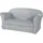 Kindersofa Lil Sofa 78 x 39 x 43 cm Textil grau silber