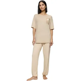 Triumph Endless Comfort PK SSL 10 CO/MD, Pyjama-Set Damen, Mehrfarbig (Skin - Light Combination), 38