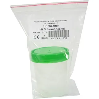 CareLiv Urinbecher mit Schraubdeckel