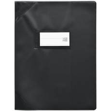 OXFORD 25 Heftschoner 17 x 22 cm, PVC, blickdicht, 15/100, Schwarz