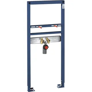 Grohe Rapid SL Vorwand Installationssystem für Waschtisch (komplett vormontiert, für Einlochbatterie, 113 m, 520 mm X 85 mm X 1135 mm