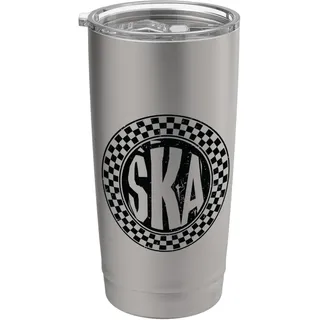 Ska-Musik Doppelwandiger Edelstahl-Thermobecher
