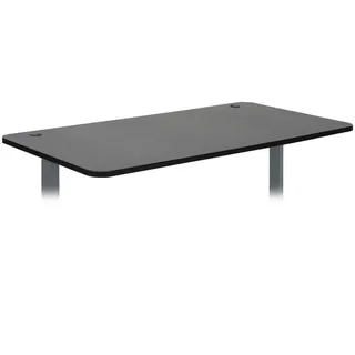 MCW Schreibtischplatte Schwarz , Holz , 160x2x80 cm , Büromöbel, Schreibtische, Schreibtischzubehör