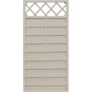 Andrewex Sichtschutzzaun Element Country 90 x 180 cm cream
