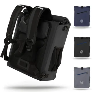 FORRIDER 3in1 Fahrradtasche für Gepäckträger 27 l Schwarz