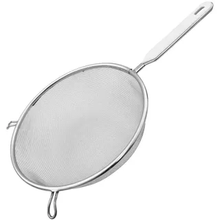 Fackelmann Sieb Ø 20 cm Edelstahl Weiß/Silber
