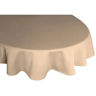 Wirth Tischdecke WIESSEE Ø 160 cm Beige