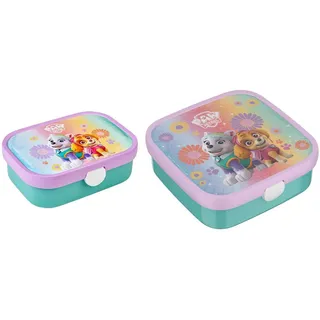 Mepal "Brotdosen-Set Campus (2025) 2er Set", Spülmaschinenfest, paw patrol girls),