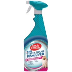 Simple Solution Pet Stain and Odour Remover | Enzymatischer Reiniger mit Pro-Bakterien Reinigungskraft |Spring Breeze 750ml