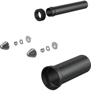 alcadrain WC Zubehör komplett DN110, 300 mm, PE, verchromt