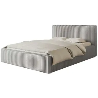 Selsey Polsterbett mit Bettkasten, Tilio ¦ grau ¦ Maße (cm): B: 180 H: 96,5
