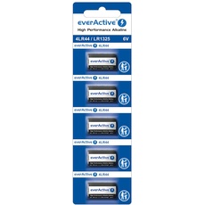 everActive 4LR44 / LR1325 / 544A 6V, Alkaline Batterien, lange Haltbarkeit, 5 Stück – 1 Blisterkarte