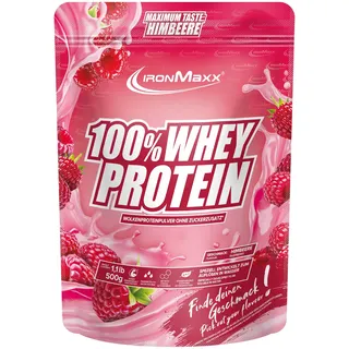 100% Whey Protein Himbeere Pulver 500 g