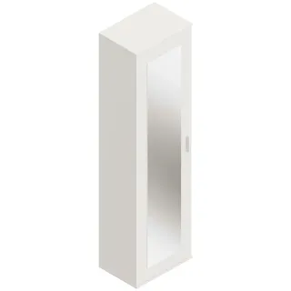 FMD Mehrzweckschrank »Inca 1« Garderobenschr., Aktenschr., Mehrzweckschr., Breite 50 cm, Höhe 184 cm, weiß