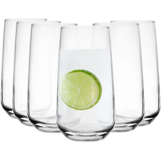 glasmark krosno 1992 Trinkgläser Set Longdrinkgläser 0,43 l 6-tlg.