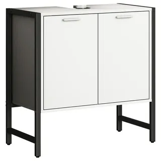 VCM Waschbeckenunterschrank Edino 60 x 60 x 30 cm Weiß