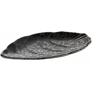 APS 84380 Tablett GLAMOUR, 25 x 15,5 cm, Höhe 1,5 cm, Melamin, schwarz