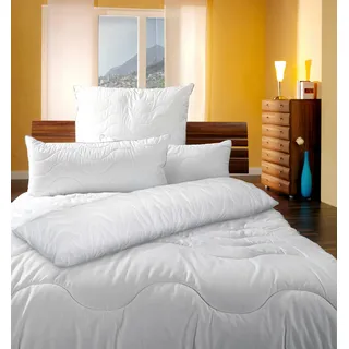 Glööckler KBT Bettwaren Microfaserbettdecke "Body Soft Steppdecke" warm 1 Stk. tlg., weiß