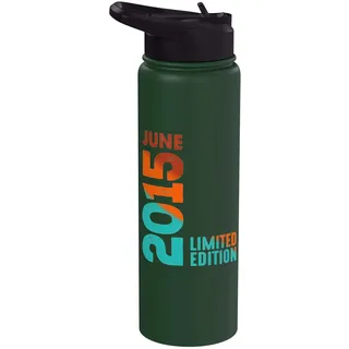 Seit Juni 2015 Jahr 2015 Retro 2015 Vintage 2015 Edition Stainless Steel Insulated Water Bottle
