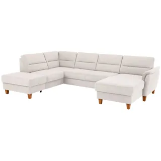 Home Affaire Wohnlandschaft Mikrofaser U-Form 3-Sitzer Beige