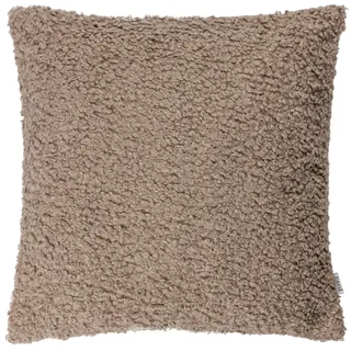 Yard Cabu Kissenbezug – Weicher, grober, strukturierter skandinavischer Bouclé-Bezug (Taupe – 45x45cm)