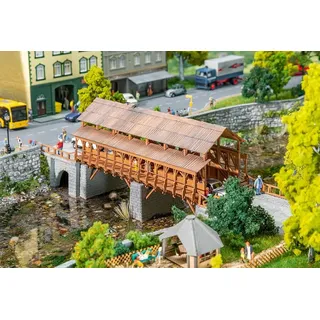 FALLER Eisenbahn-Holzbrücke