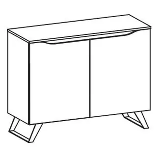 Modern Kommode Schrank Kommoden Holz Design Möbel Sideboard Regal Hotel Neu - Braun