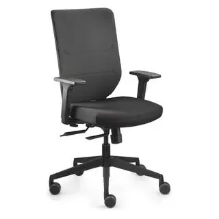 Trendoffice by Dauphin Bürostuhl to-sync work comfort, 9247SY1FVKGS Stoff schwarz, Gestell schwarz