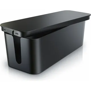 Bearware Kabelbox, Kabel Box mit Gummifüßen - Kabelmanagement / dezente Optik / Ladebox