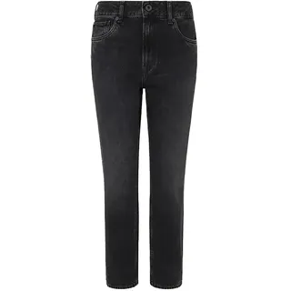 Pepe Jeans Damen. PL204591XH7 Jeans Tapered Hw schwarz (26/30), Lässig, Baumwolle, Denim, Nachhaltig
