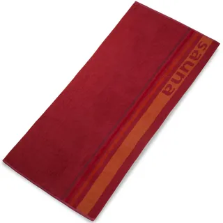 CELINATEX Stripes Saunatuch 80 x 200 cm rot